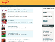 Tablet Screenshot of boogie.at
